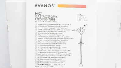 Avanos 8100-22 MIC Gastrostomy Feeding Tube w/ ENFit Connector 22Fr